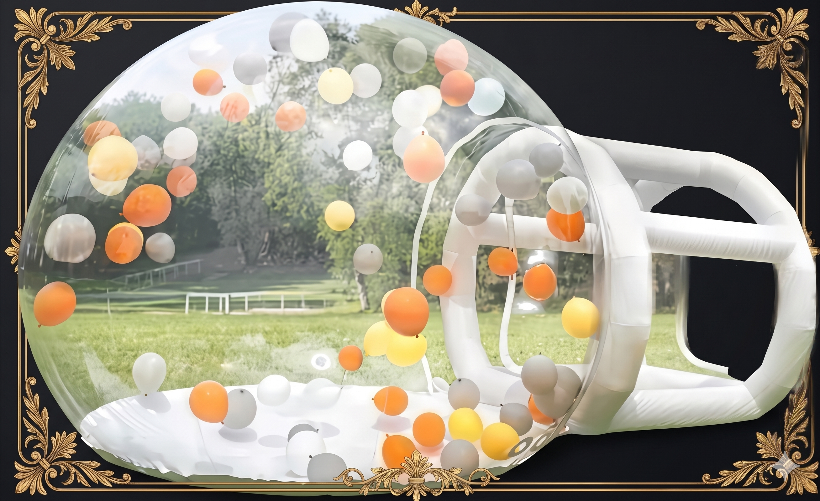 Dom Transparent cu Baloane